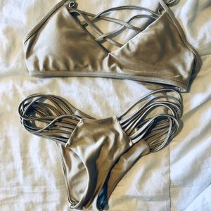 🍾Champagne Strap Bikini🍾